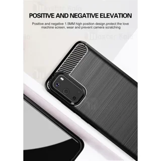 قاب محافظ ژله ای سامسونگ Samsung Galaxy S20 Rugged Armor Fiber Carbon - تصویر 8