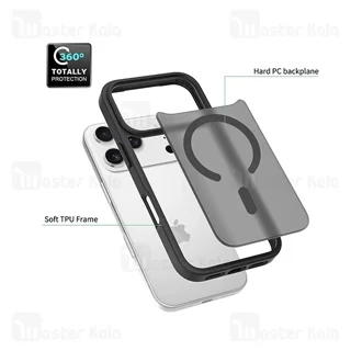 قاب محافظ مگ سیف آیفون Apple iPhone 17 pro Matte Plexiglass - تصویر 5