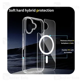 قاب محافظ مگ سیف آیفون Apple iPhone 16 - تصویر 5
