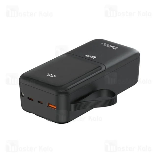 پاوربانک 30000 بیوا Biva BP-087 Power Bank توان 22.5 وات با کابل متصل - تصویر 3