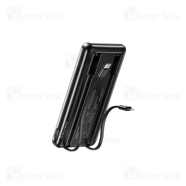 پاوربانک 10000 اوی Awei P76K توان 22.5 وات با کابل متصل - تصویر 4