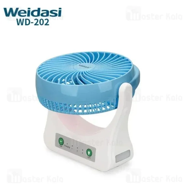 پنکه رومیزی شارژی ویداسی Weidasi WD-202 - تصویر 5