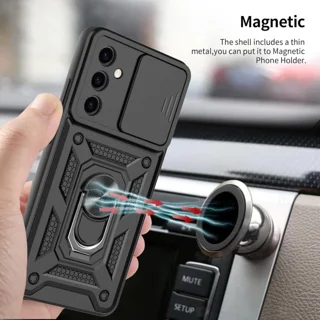 گارد محافظ ضد ضربه انگشتی Samsung Galaxy S23 FE SHUNIJA Case دارای محافظ دوربین - تصویر 5