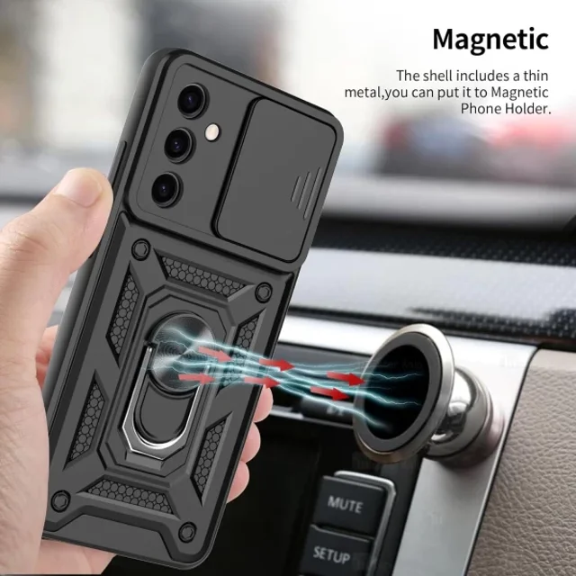 گارد محافظ ضد ضربه انگشتی Samsung Galaxy S23 FE SHUNIJA Case دارای محافظ دوربین - تصویر 5