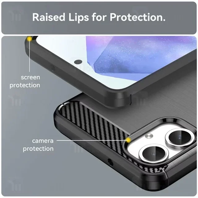 قاب فیبر کربنی سامسونگ Samsung Galaxy A06 Rugged Armor Fiber Carbon - تصویر 4