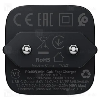 شارژر دیواری ایس فست ACEFAST A119 PD45W GaN Fast Charger توان 45 وات - تصویر 6
