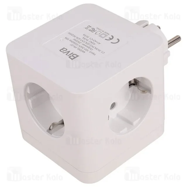 چند راهی برق و شارژر بیوا Biva PS-07 Power Strip دارای 3 پورت - تصویر 4