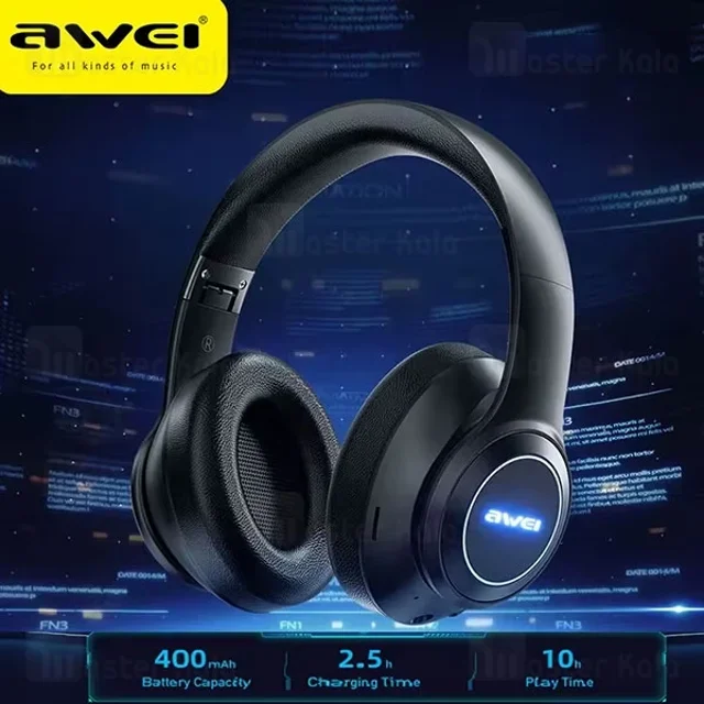 هدفون بلوتوث اوی Awei A200BL رم خور - تصویر 3