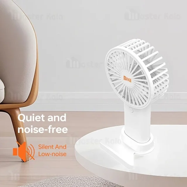 پنکه رومیزی شارژی بیوا Biva FA-01 Phone Stand Handheld Mini Fan - تصویر 5