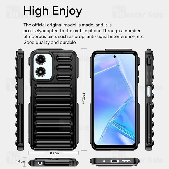 قاب پافر ضد ضربه موتورولا Motorola Moto G04 TPU Capsule Shockproof - تصویر 3