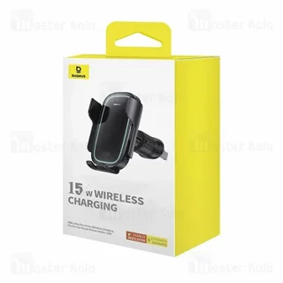 هولدر دریچه کولری و شارژر وایرلس بیسوس Baseus BS-CM023 Milky Way Pro C40357000111-00 توان - تصویر 6