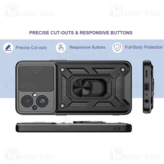 گارد محافظ ضد ضربه انگشتی وان پلاس OnePlus Nord N20 5G SHUNIJA Armor Case دارای محافظ - تصویر 8