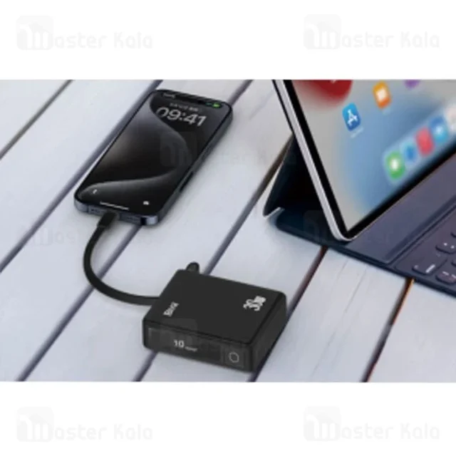 پاوربانک 10000 بیوا Biva BP-024 Fast Charging Power Bank توان 30 وات با کابل متصل - تصویر 3