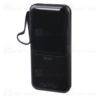 پاوربانک 10000 بیوا Biva BP-035 Power Bank توان 22.5 وات با کابل متصل - تصویر 4