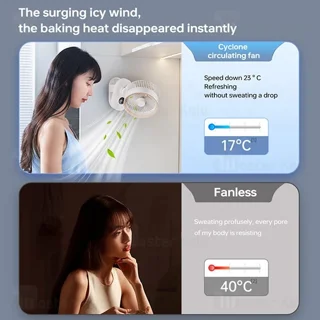 پنکه رومیزی شارژی بیوا Biva FA-03 Clamped and Hung Circulation Fan - تصویر 8