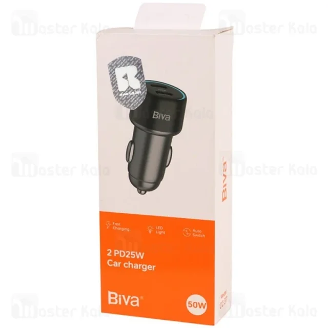 شارژر فندکی بیوا Biva CC-37 PD25W Car Charger توان 25 وات - تصویر 5