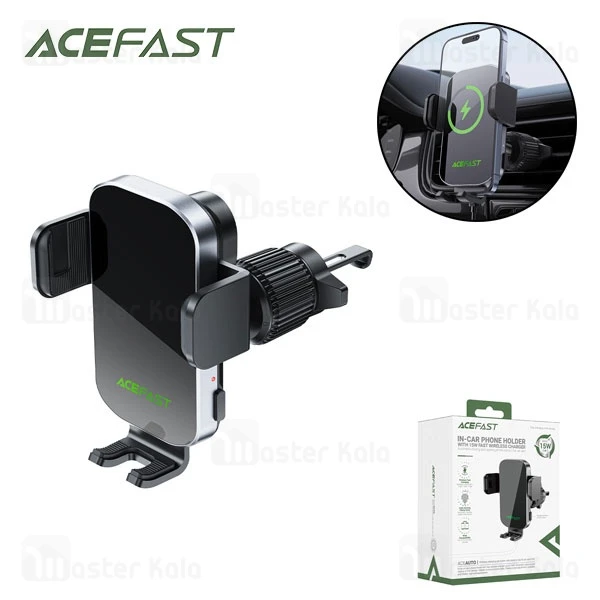 هولدر و شارژ وایرلس دریچه کولری هوشمند ایس فست ACEFAST D52 توان 15 وات