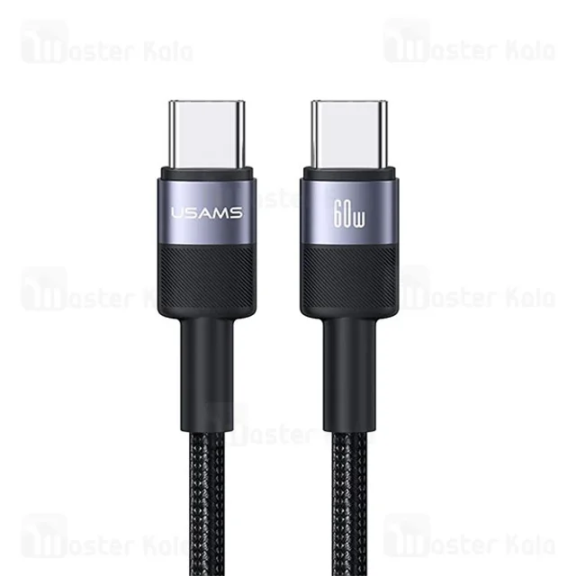 کابل Type C به Type C یوسمز Usams SJ724 طول 1.2 متر توان 60 وات - تصویر 2