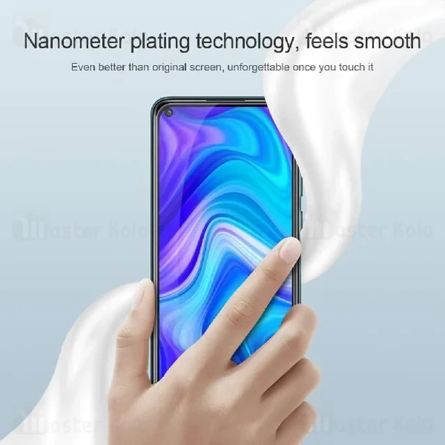 محافظ صفحه شیشه ای تمام صفحه تمام چسب نیلکین Xiaomi Redmi Note 9 / Redmi 10X 4G XD CP+ Max - تصویر 6