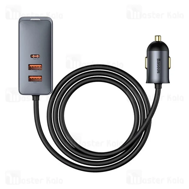 شارژر فندکی بیسوس Baseus Share Together CCBX-120C2 CCBT-A0G توان 120 وات - تصویر 7