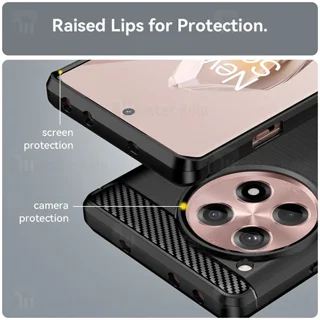 قاب فیبر کربنی وان پلاس OnePlus Ace 3 5G Rugged Armor Fiber Carbon - تصویر 4