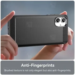 قاب فیبر کربنی سامسونگ Samsung Galaxy A06 Rugged Armor Fiber Carbon - تصویر 3