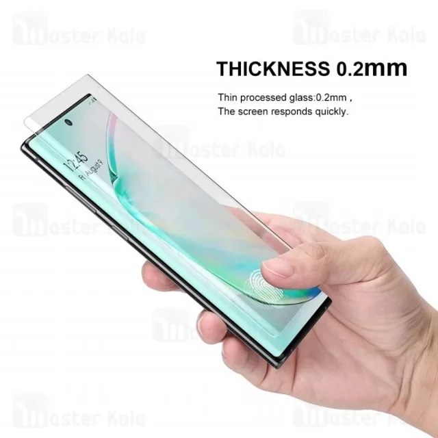 محافظ صفحه شیشه ای تمام صفحه و خمیده یو وی سامسونگ Samsung Galaxy S20 UV Nano Glass - تصویر 5