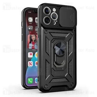 گارد محافظ ضد ضربه انگشتی آیفون Apple iPhone 13 Pro Max SHUNIJA Armor Case دارای محافظ - تصویر 2