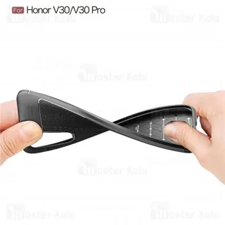 قاب محافظ ژله ای طرح چرم هواوی Huawei Honor V30 / V30 Pro Auto Focus - تصویر 4