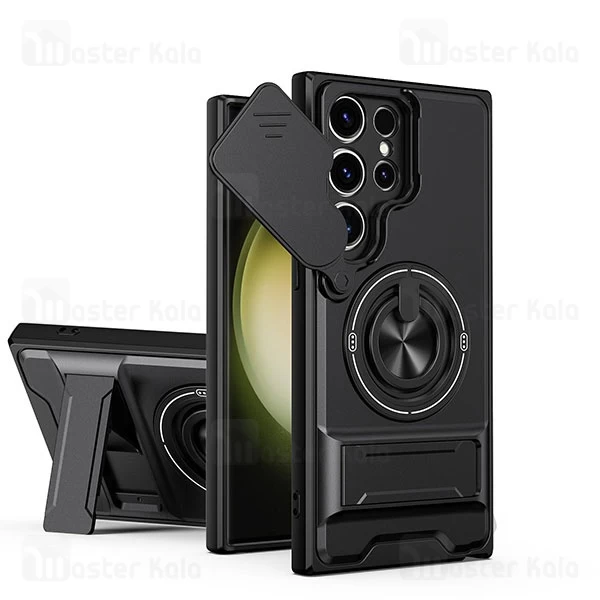 قاب ضد ضربه مگنتی Samsung Galaxy S23 ULTRA Magnetic Multifunctional Case دارای محافظ دوربین