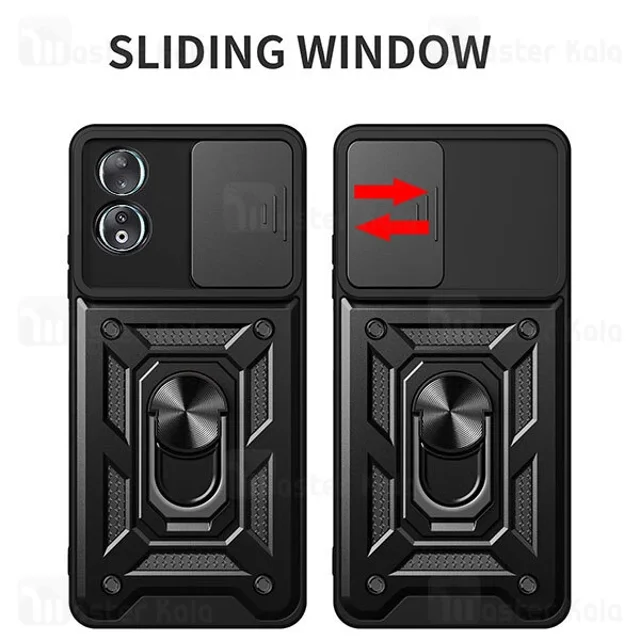 گارد محافظ ضد ضربه انگشتی Huawei Honor 90 SHUNIJA Case دارای محافظ دوربین - تصویر 3
