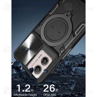 قاب ضد ضربه مگنتی Motorola Moto G53 / G23 / G13 Magnetic Support Case دارای محافظ دوربین - تصویر 2