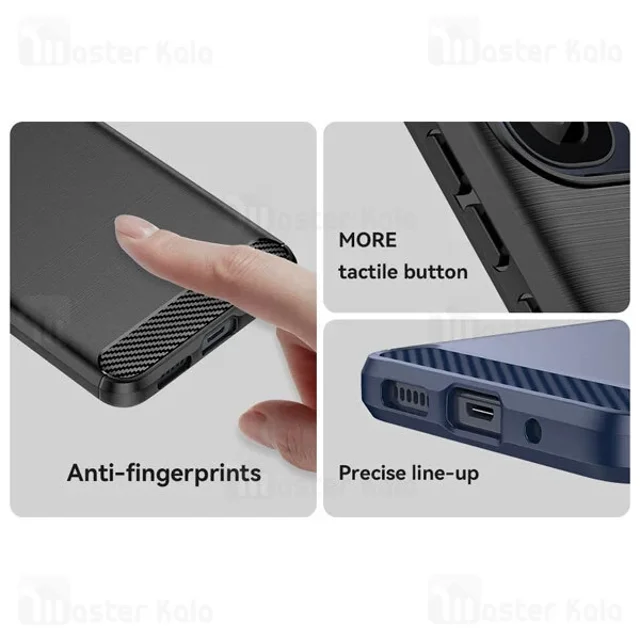 قاب فیبر کربنی شیائومی Xiaomi Redmi 12C Rugged Armor Fiber Carbon - تصویر 5