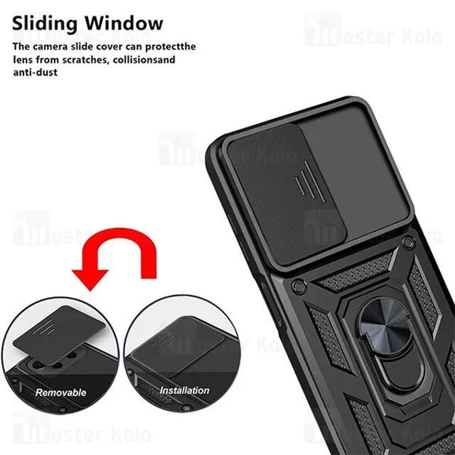 گارد محافظ ضد ضربه انگشتی Samsung Galaxy A53 5G SHUNIJA Case دارای محافظ دوربین - تصویر 8