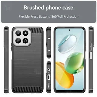 قاب فیبر کربنی هانر Honor X7c / Play 60 Plus Rugged Armor Fiber Carbon - تصویر 3