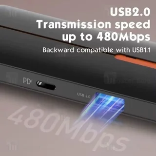 هاب 6 پورت تایپ سی الدینیو LDNIO DS-26U توان 100 وات - تصویر 4