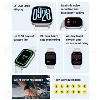 ساعت هوشمند شیائومی Xiaomi Redmi Watch 5 Active نسخه گلوبال - تصویر 7