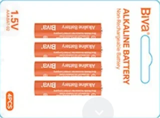 پک 4 تایی باتری نیم قلمی بیوا Biva BAT-02 Alkaline Battery - تصویر 4