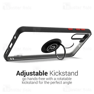 قاب مات هیبریدی انگشتی Samsung Galaxy A21 Matte Hybrid Ring Case - تصویر 5