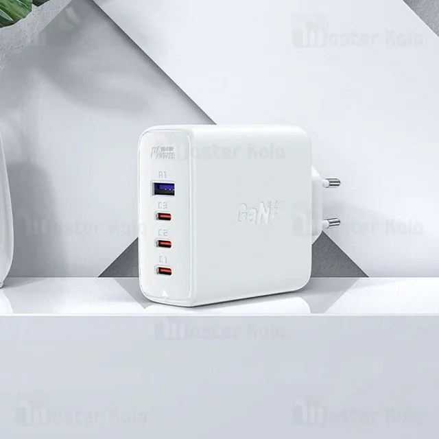 شارژر دیواری ایس فست ACEFAST A37 PD100W GaN Fast Charger توان 100 وات همراه با کابل - تصویر 7