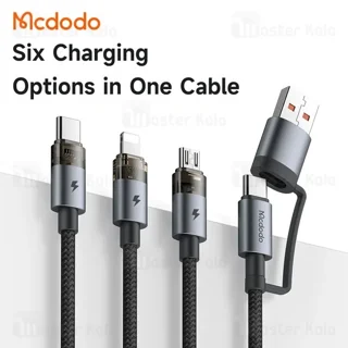 کابل چند سر Type-C مک دودو Mcdodo CA-726 توان 100 وات طول 1.2 متر - تصویر 5