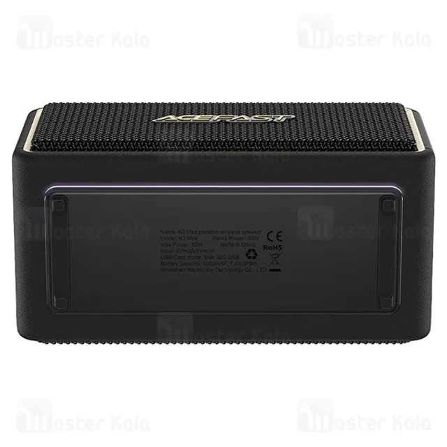اسپیکر بلوتوث ایس فست ACEFAST K3 Max توان 80 وات رم و فلش خور - تصویر 5