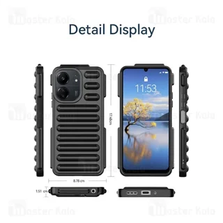 قاب پافر ضد ضربه شیائومی Xiaomi Poco C65 TPU Capsule Shockproof - تصویر 5