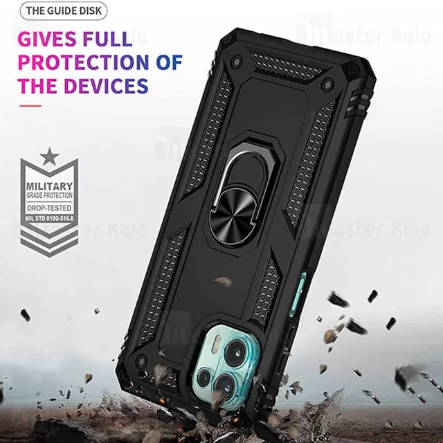 گارد محافظ ضد ضربه انگشتی موتورولا Motorola Edge 20 Lite Armor Shockproof Case - تصویر 4