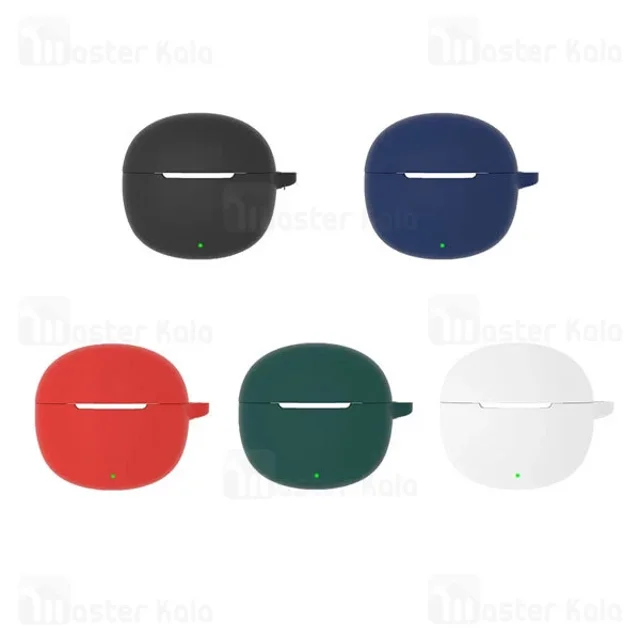 کاور محافظ سیلیکونی هندزفری کیو سی وای Xiaomi QCY T20 دارای قلاب آویز - تصویر 2