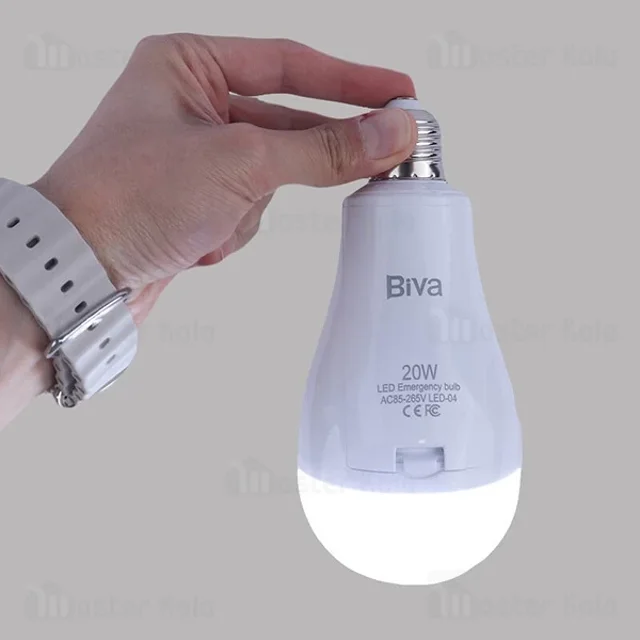 لامپ اضطراری شارژی بیوا Biva LED-04 20W Rechargable LED Light - تصویر 6