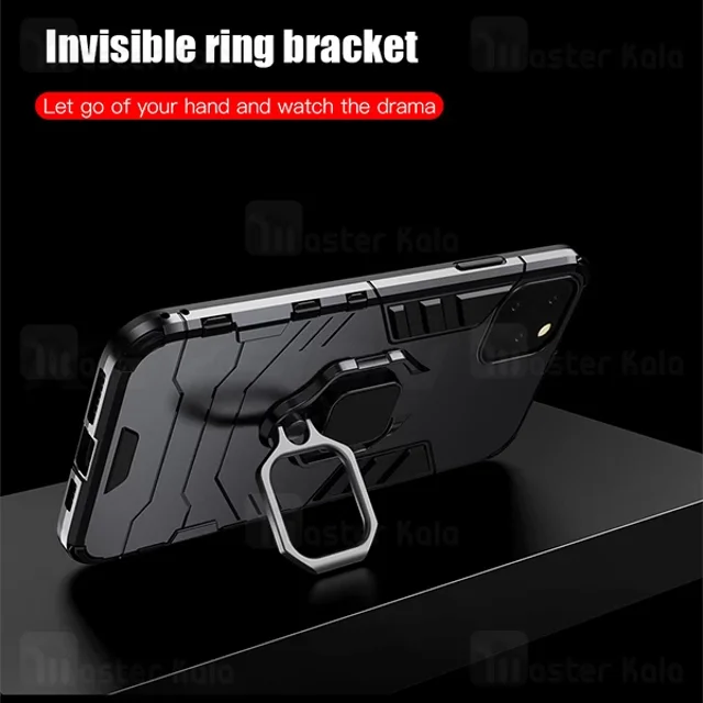 گارد ضد ضربه انگشتی Apple iPhone 11 KEYSION ShockProof Armor Ring - تصویر 5