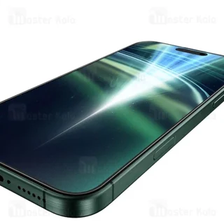 گلس تمام صفحه تمام چسب آیفون گرین لاین Apple iPhone 16 Pro Green Lion 9H Steve Matte - تصویر 8