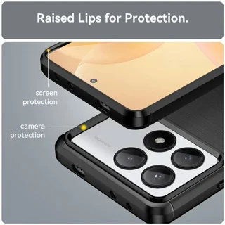 قاب فیبر کربنی شیائومی Xiaomi Poco X6 Pro / Redmi K70E Rugged Armor Fiber Carbon - تصویر 8