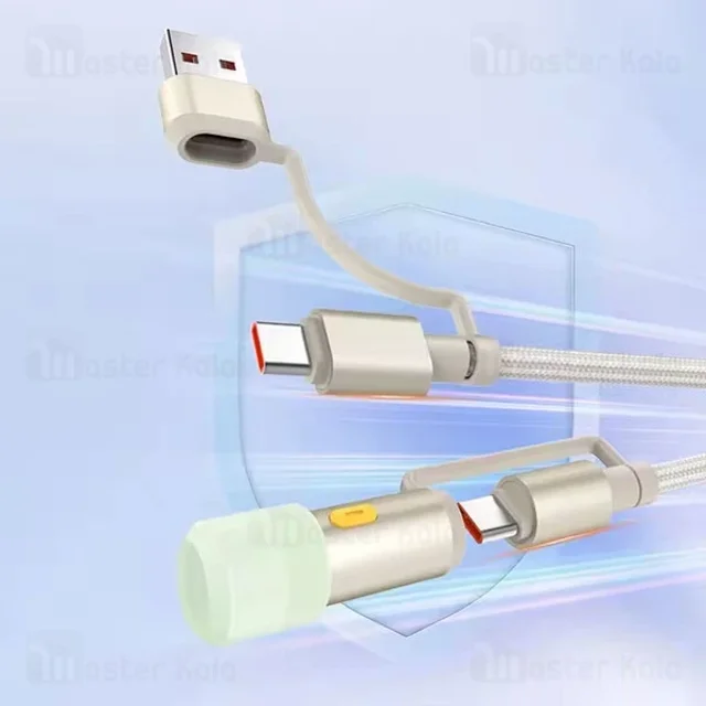 کابل Type C الدینیو LDNIO LC17 Charging Data Cable توان 65 وات - تصویر 7